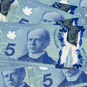 $5 CAD Bills